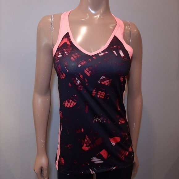 3/$20 XERSION Vneck Athletic Tank Top Geometric Racerback Sporty Womens Small - Picture 2 of 11